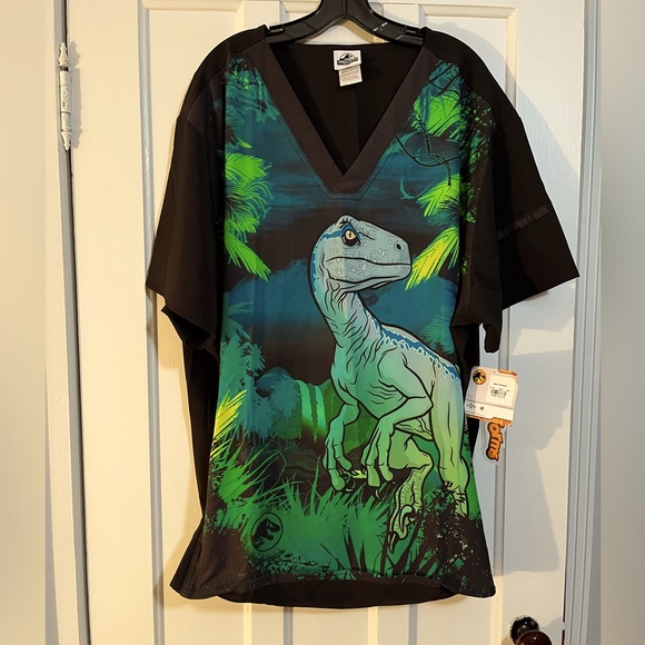 Cherokee Other - Jurassic Park Scrub Top